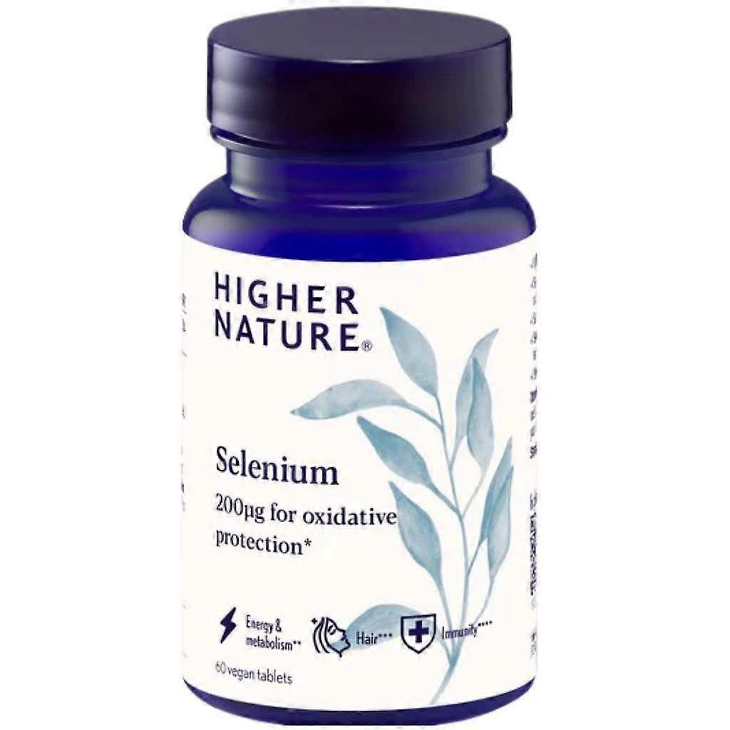 Higher Nature Selenium 200ug Vegan Tablets 60 (SEL060)