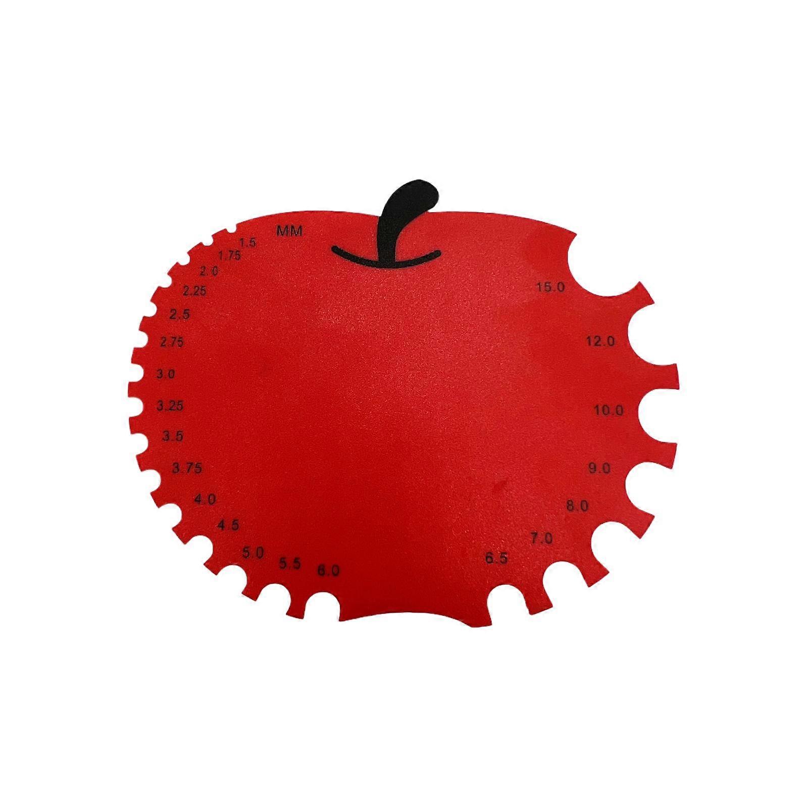 Crochet View Sizer Knitting Gauge Knitting Sizer Tool Fruit Shaped Cute and Fun