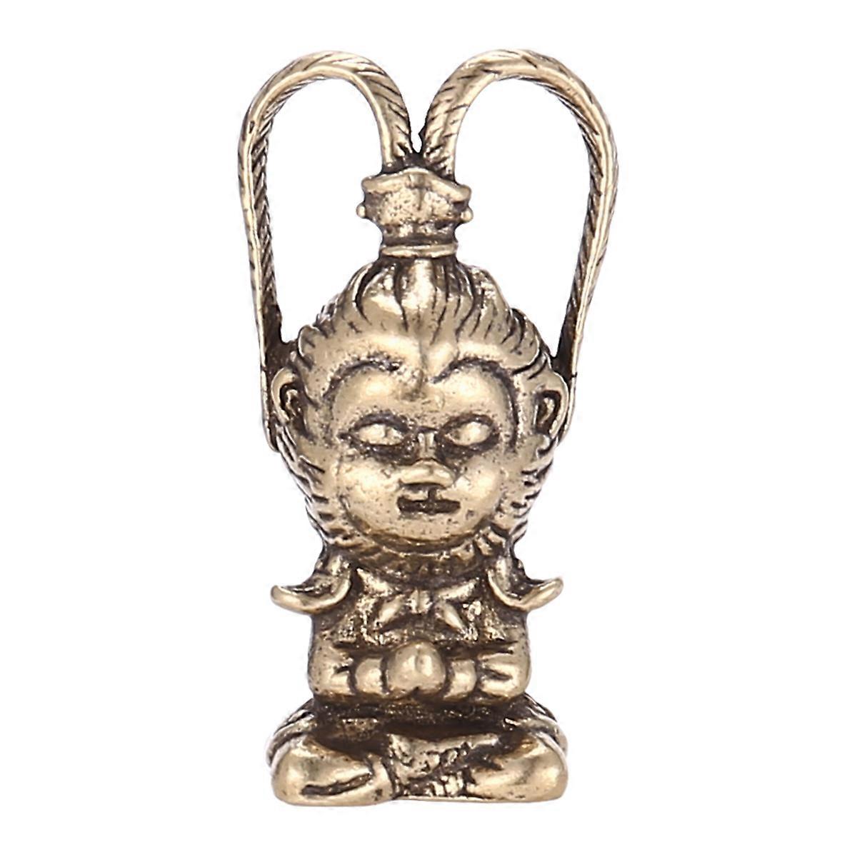 Copper Monkey Figurine Sun Statue Fish Tank Ornaments