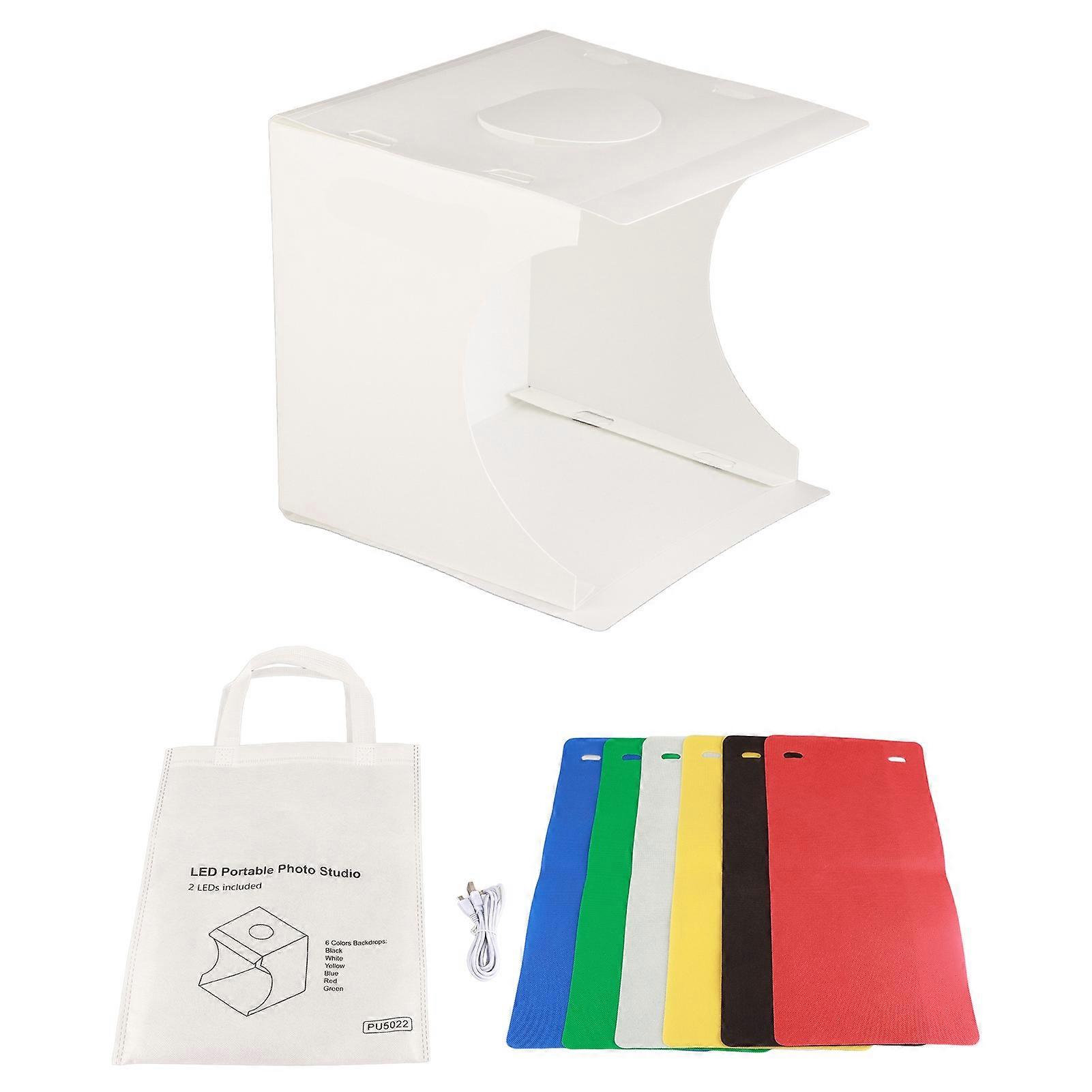 Portable Foldable Mini Studio Photography Light Box Tent Kit with 6 Color Backgrounds