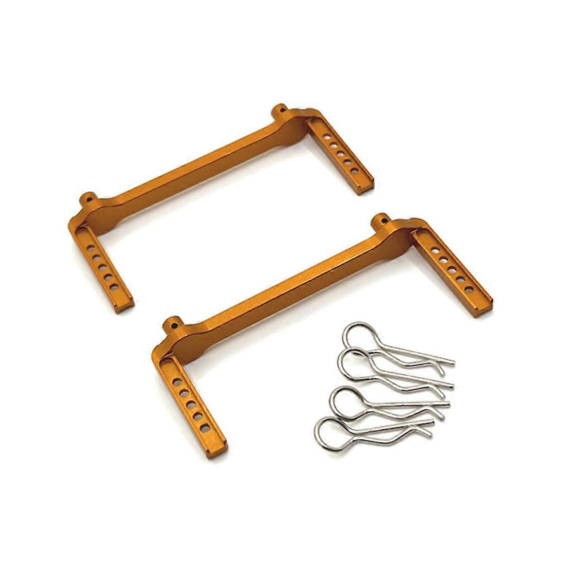 RC Car Upgrade Front and Rear Shell Pillars Set for HOSPEED gold