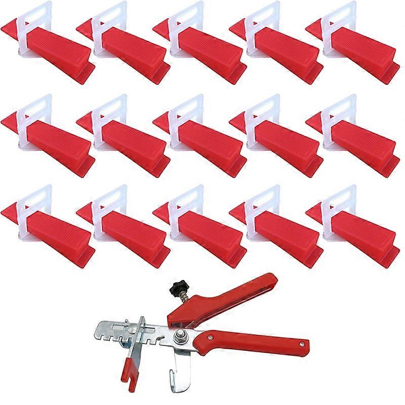 300Pcs Clips+100Pcs Wedges +1Piece Plier Tiling Tools Tile Spacer