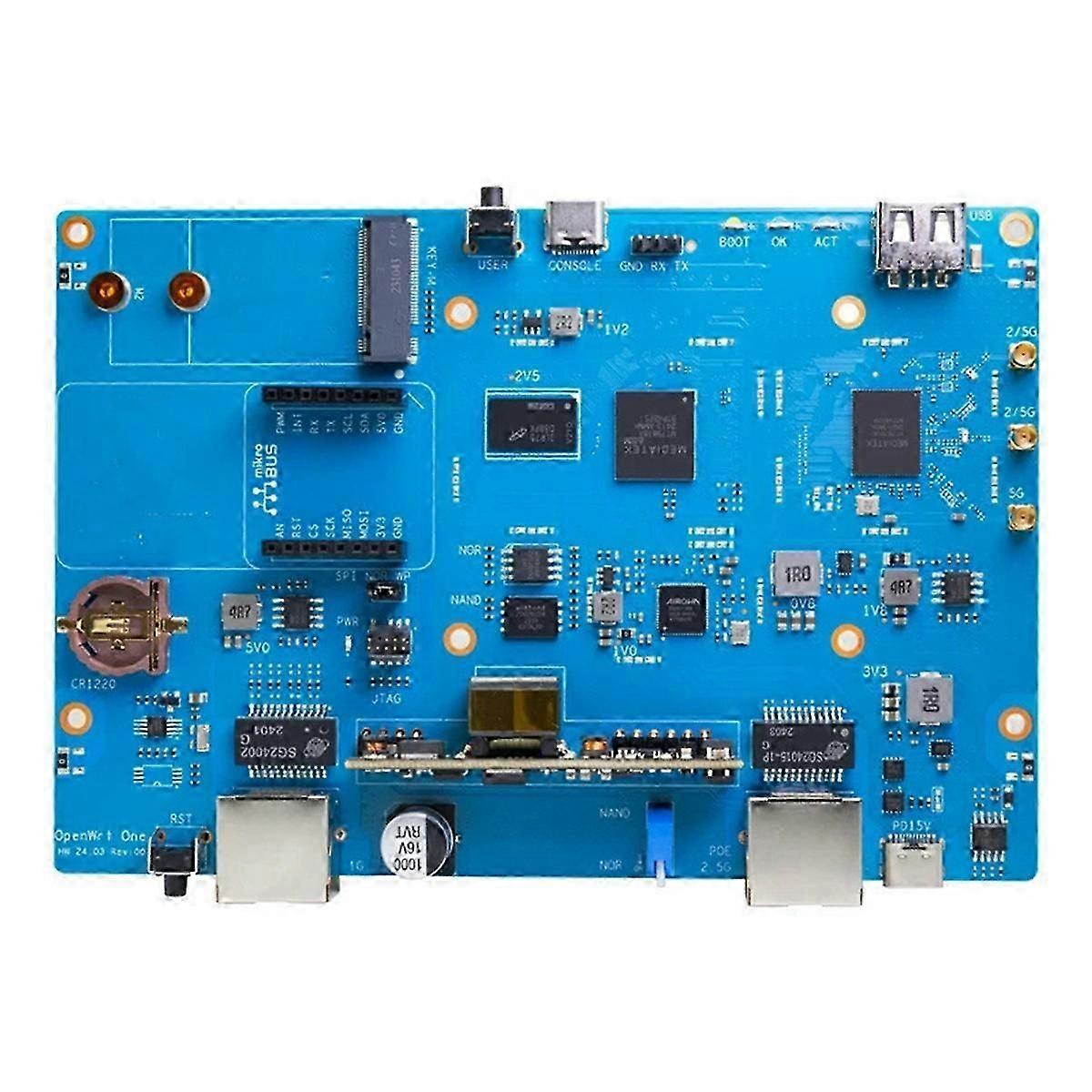 WiFi6 Gigabit Ethernet Banana Pi OpenWrt Router MT7981B 1GB DDR4 Open Source Board for Europe