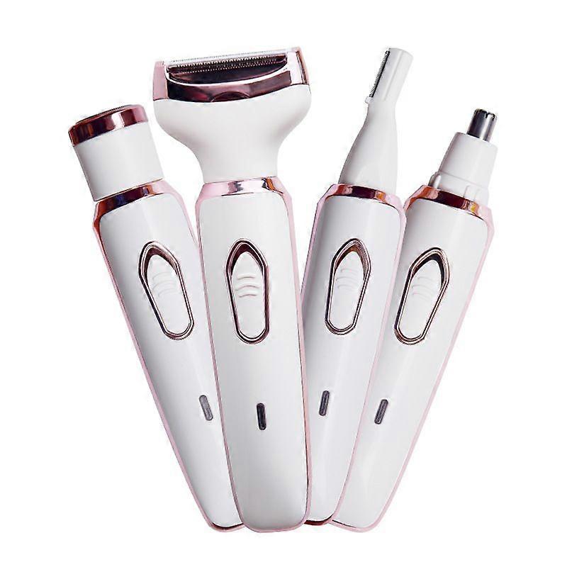 4 in 1 Electric Razor Wet & Dry Body Razors and Facial Hair Remover for Whole Body