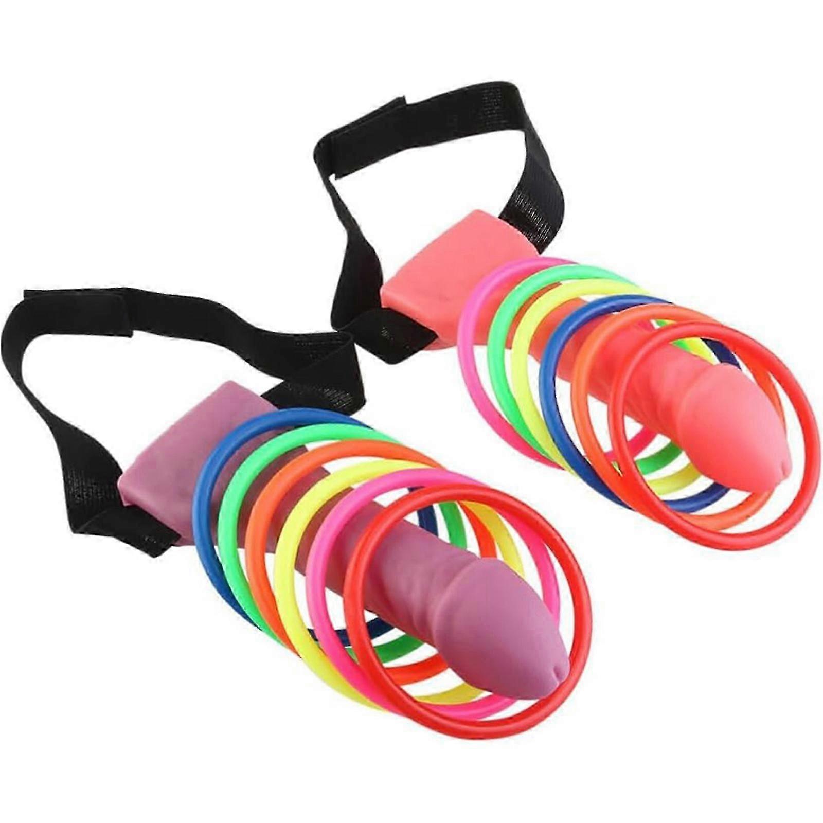 2023 New Head Hoopla Ring Toss Game مضحك لعبة دعامة لحفلة العازبة هدايا حفلة الدجاجة هدايا وصيفة الشرف