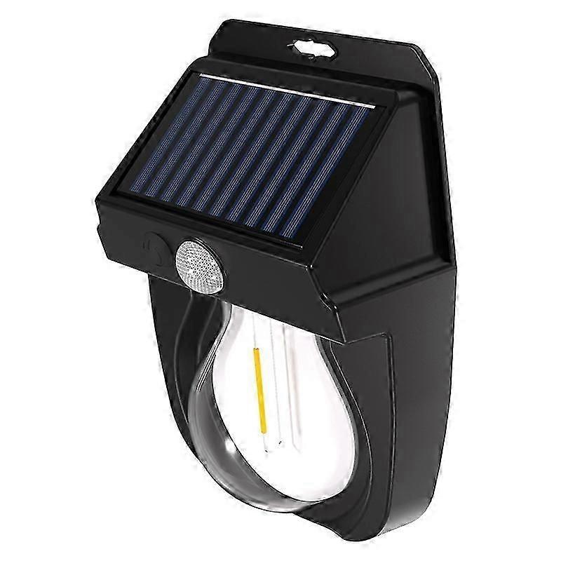 Induction Wall Light, Solar Charging Waterproof Led Light, Multi-Level Dimming Wall Lamp