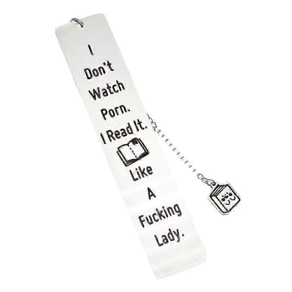 I Don't Watch Porn Metal Bookmarks