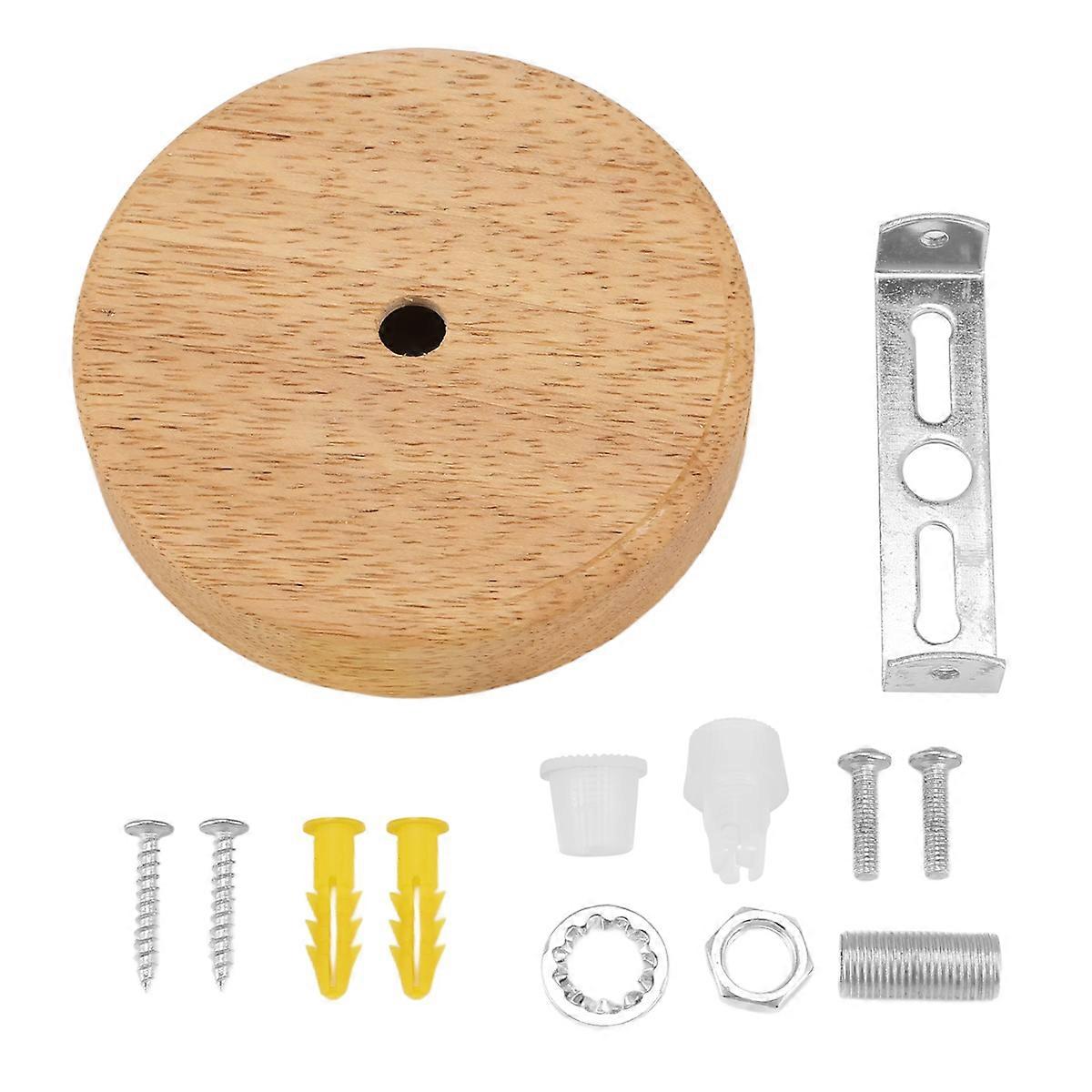 lamp base concise style modern Ceiling Plate Wooden ceiling holder e27 Lamp fitting chandelier Base