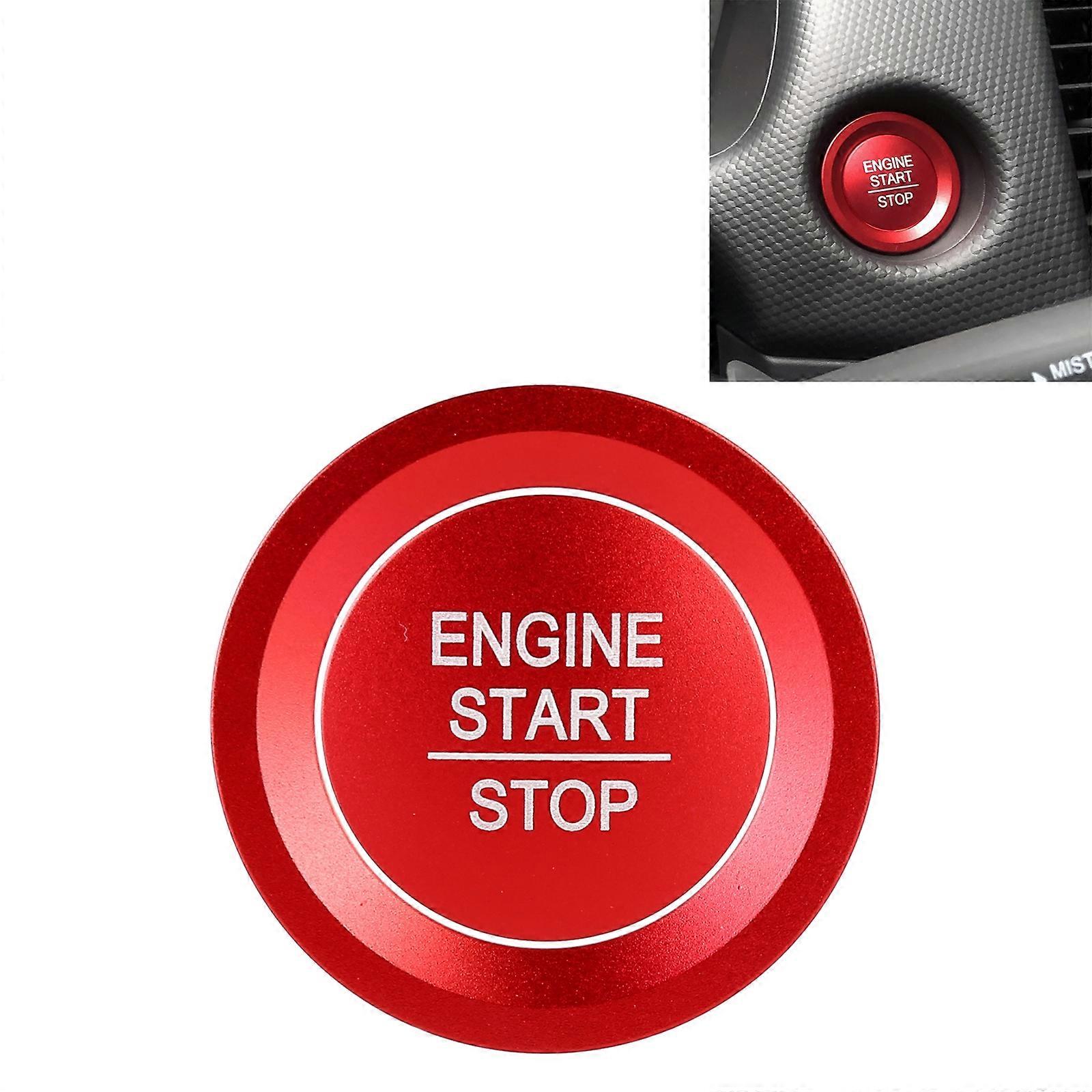 Car Engine Start Key Push Button Ring Trim Sticker for Honda