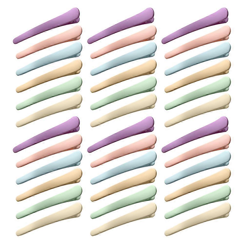 36 Colorful Duckbill Hair Clips Alligator Pins for Women Girls Kids