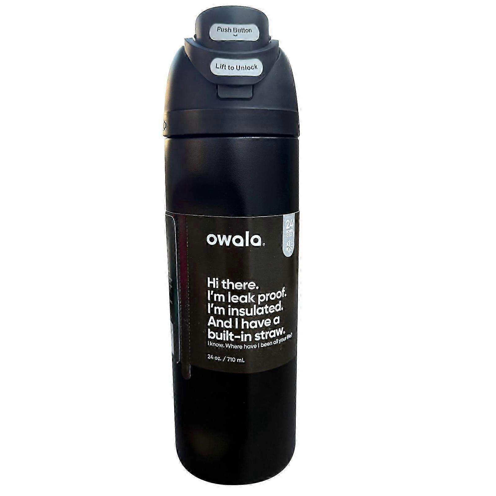 Large 24oz Off-White Thermal Bottle for Adventures