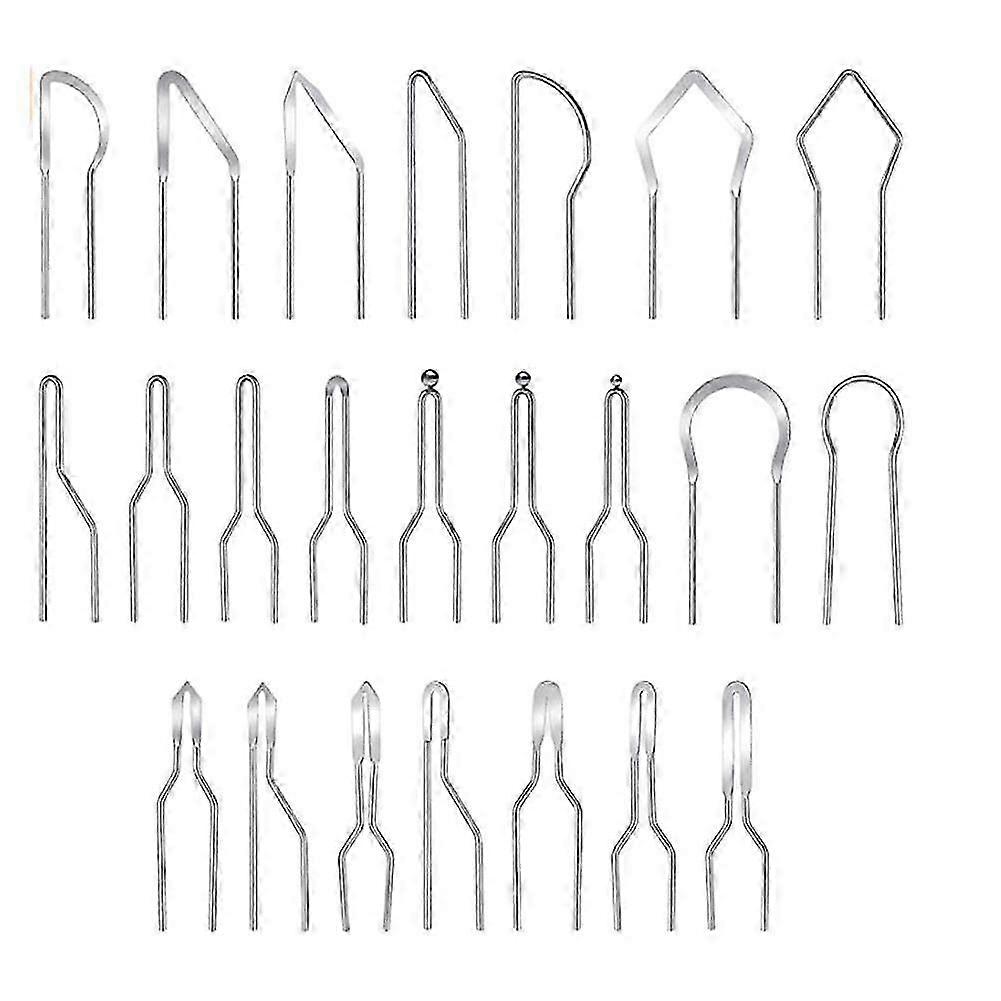 23Pcs Pyrography Wire Tips Heat Wood Burning Tips Replacement Shape Pyrography Wire Pen Nibs compati