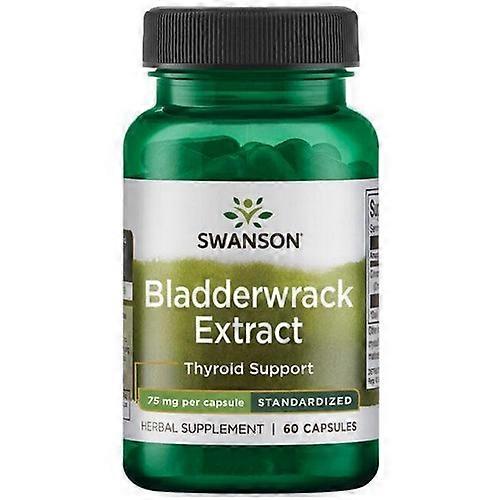 Swanson Vitamins Bladderwrack Extract Standardized,75 Mg,60 Caps