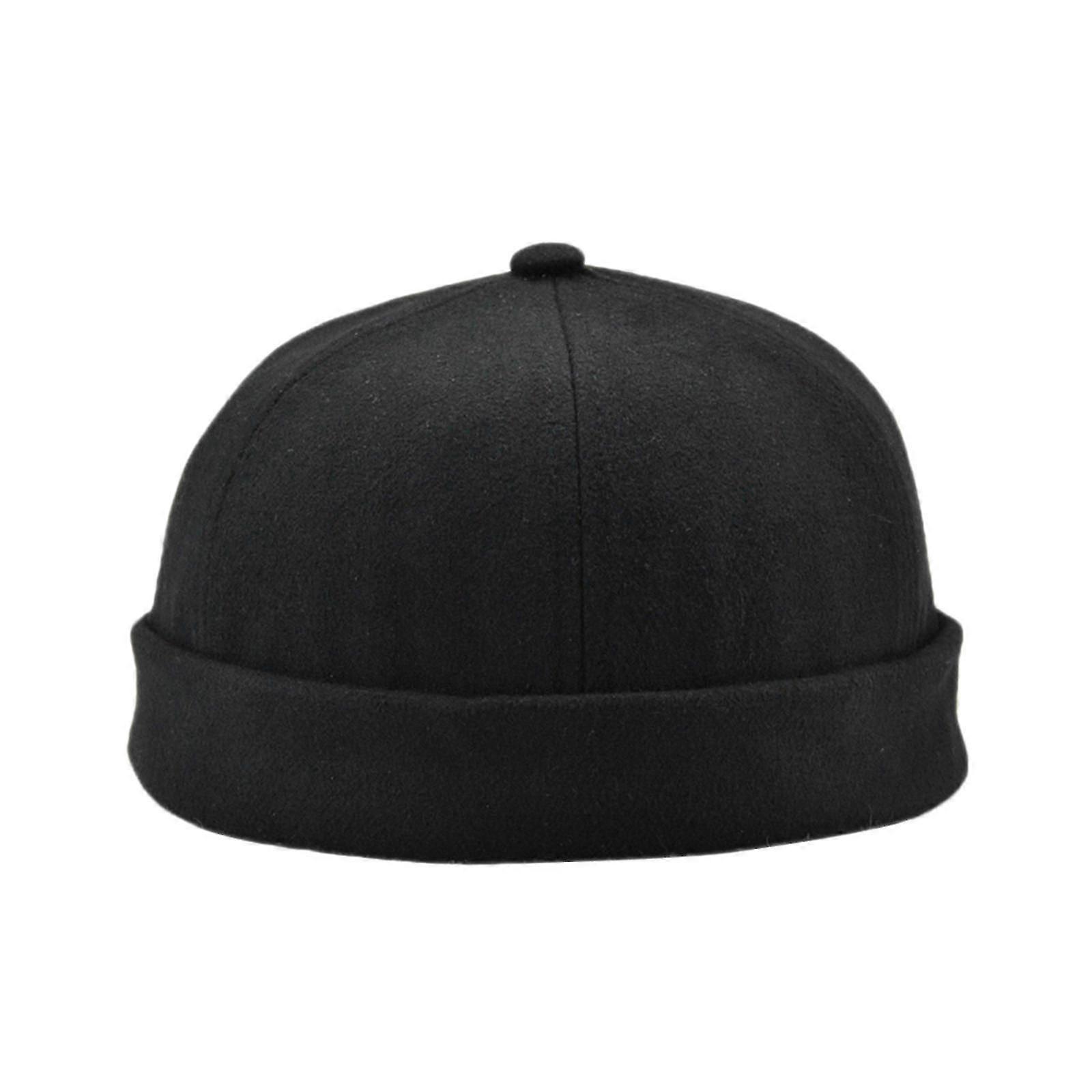 Retro Eaves Flange Landlord Hat Black