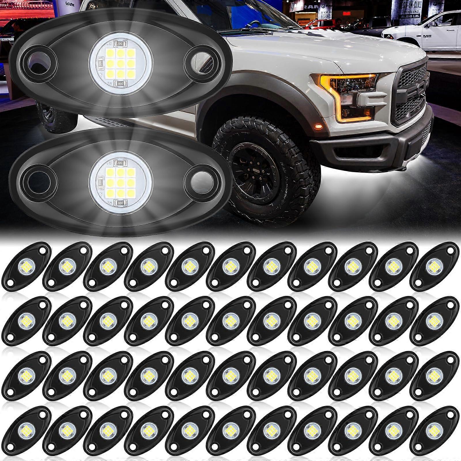 48 Pods LED Underglow Lights for Automotive Ambient Lighting, Waterproof, Multi-Color, Easy Installation