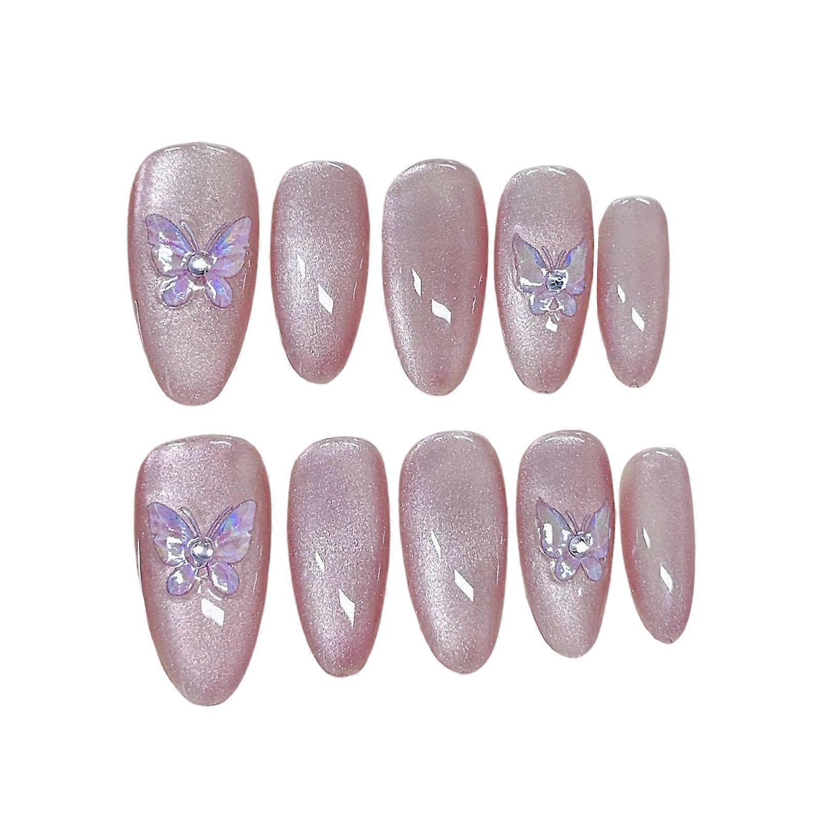 Cat's Eye Press on Nails Simple Operation with Special Designed Various Sizes