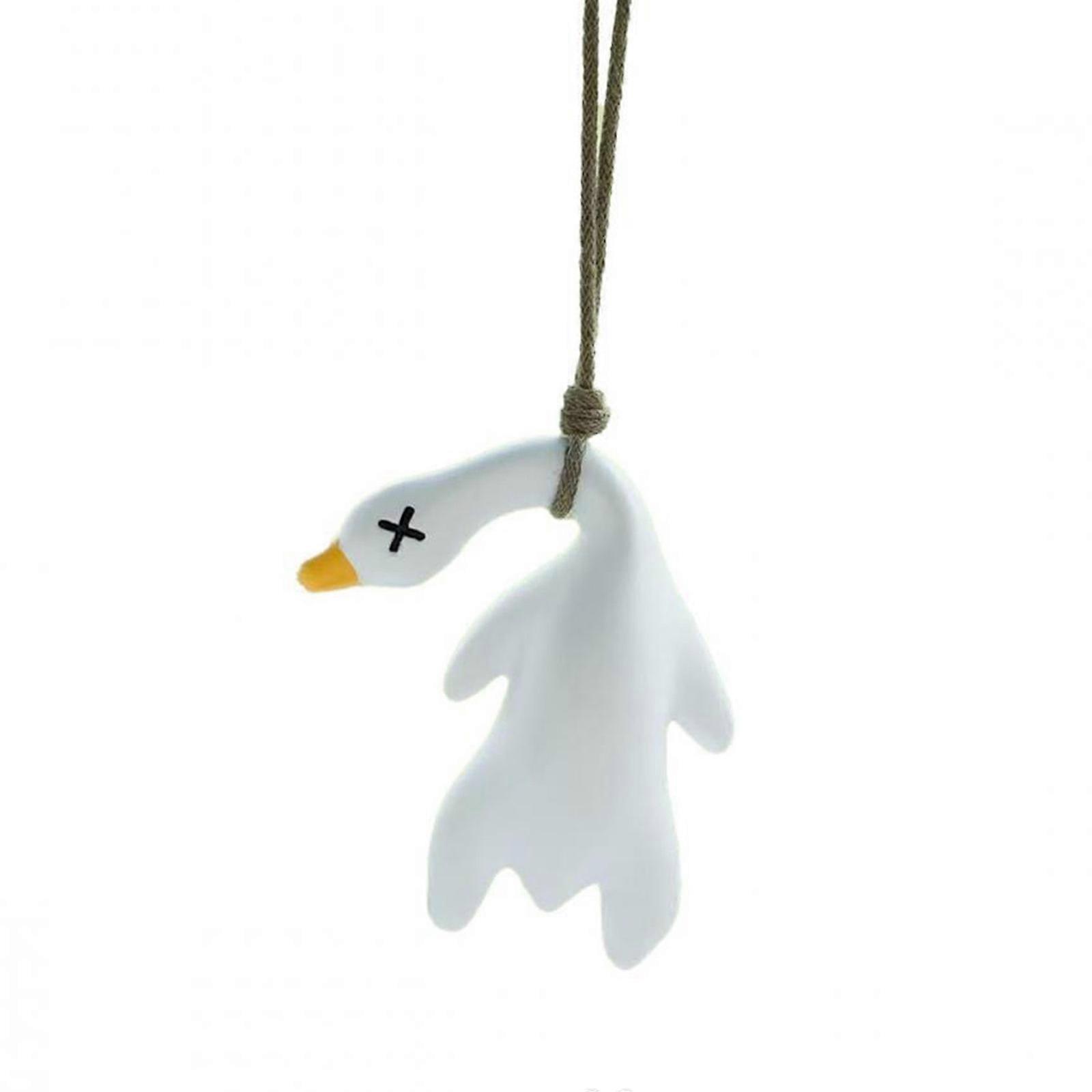 Multipurpose Car Rearview Mirror Duck Decoration With Color Changing Feature for Stylish and Trendy Drivers Daily Use