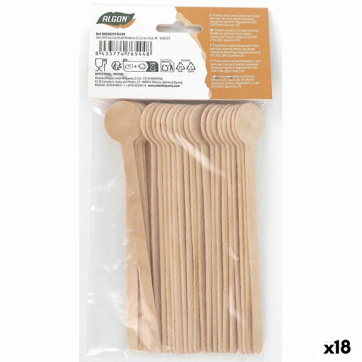 Set lepels Algonhout 15,2 cm 24 stuks (18 stuks)