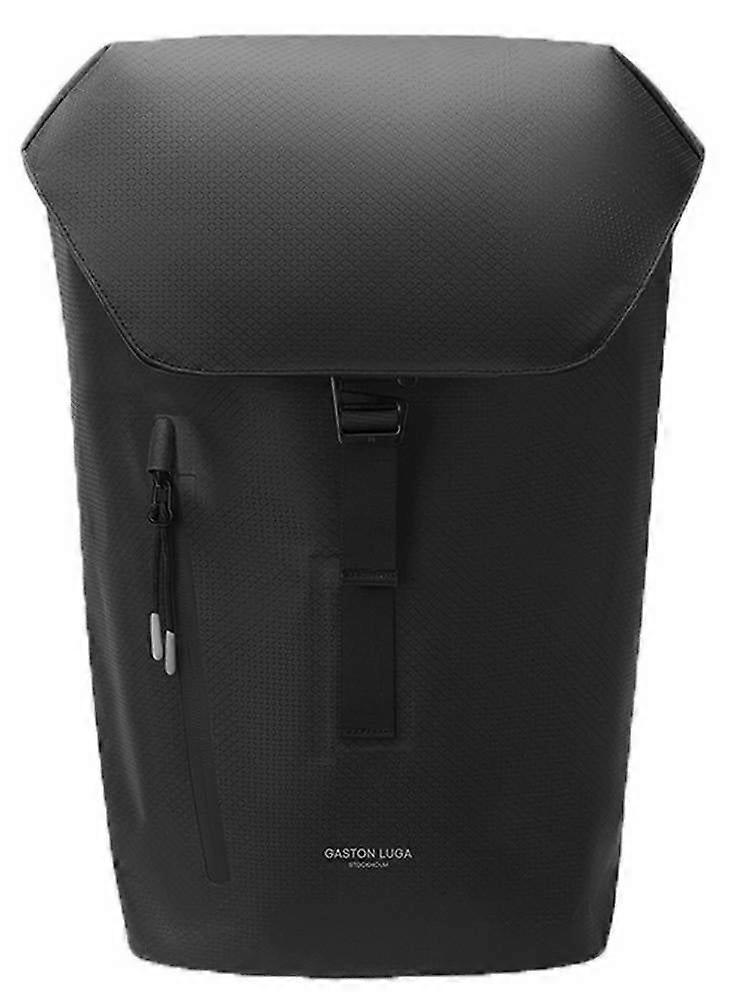 Gaston Luga Lightweight DuoSeal 14" Flap Backpack - Black