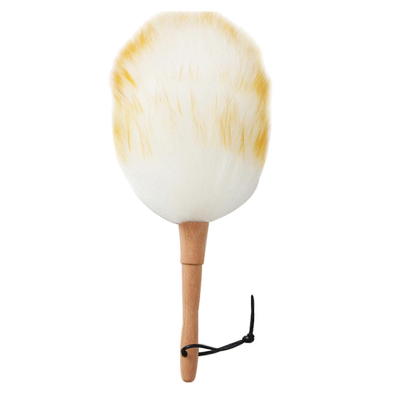 Dust Mites Dusting Brush Household Wool Short Beech Wood Handle