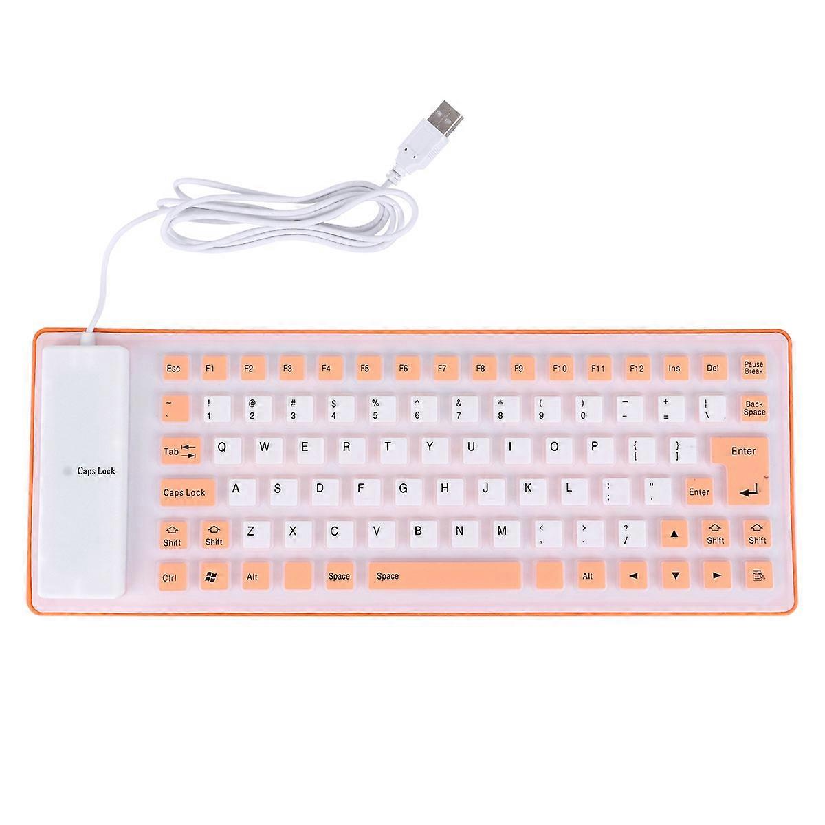 Fully Sealed Silent Keyboard Wired, Resistant to Water and Harsh Surroundings