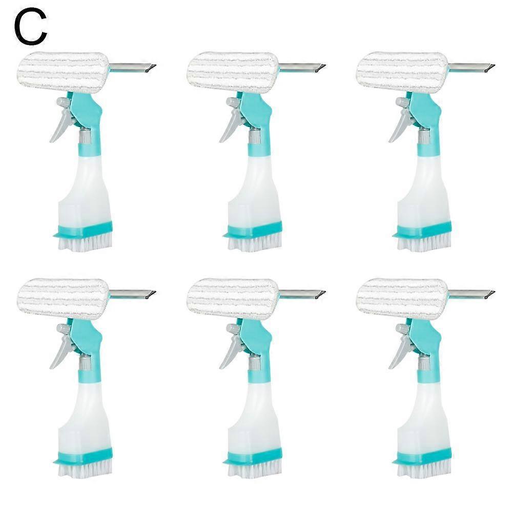 6pcs(C)$New style glass cleaning household window wiper cleaning high-rise double-sided window cleaning tool cleaning scraper manufacturer