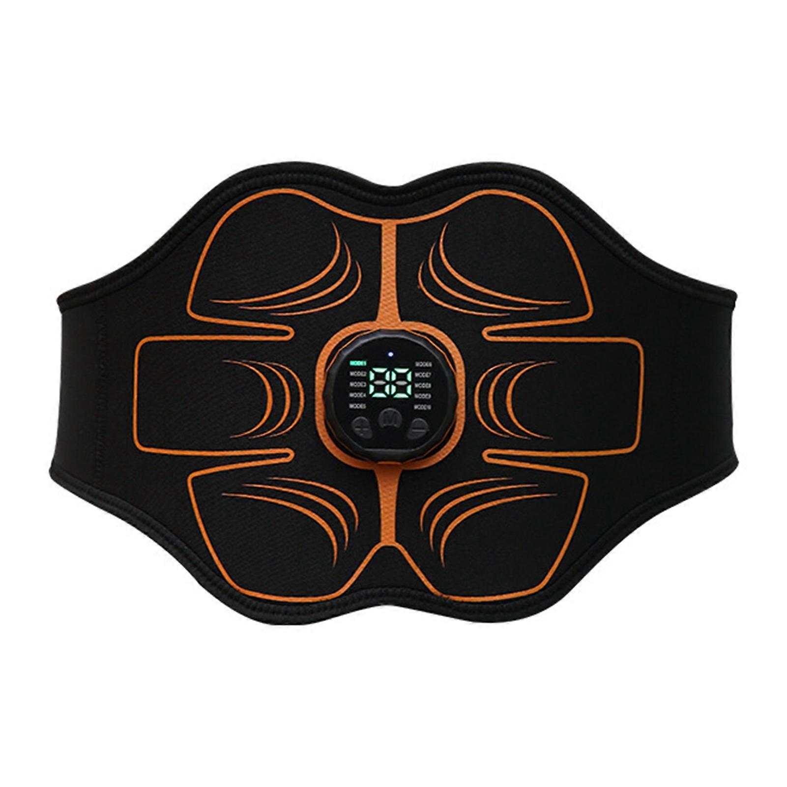 Abs Toning Belt - Wireless Muscle Stimulator, 10 Modes, 30 Intensity Levels for Home, Office, Travel & Postpartum Recovery