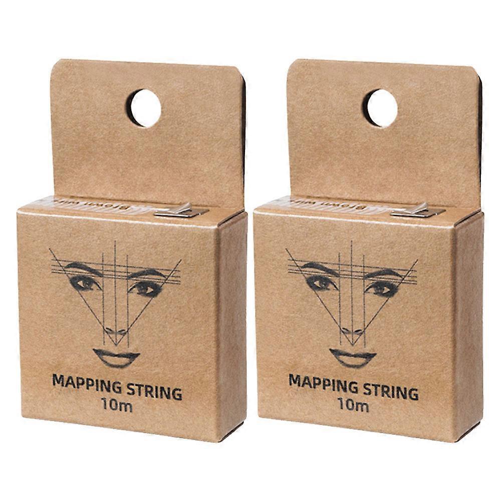 2Pcs Microblading String Brow Mapping Measuring Tool for Beauty Salons