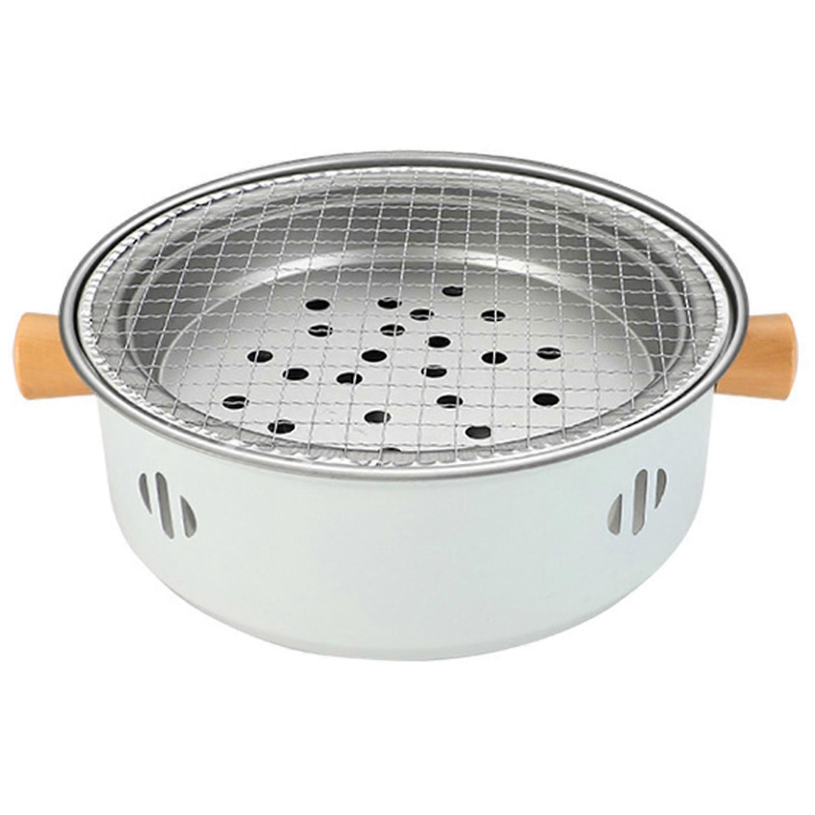 Portable BBQ Charcoals Grills Premium Metal Picnic Table Grills for Outdoor Courtyard