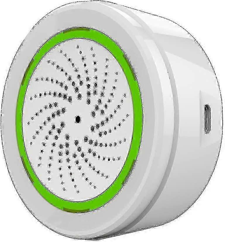 Z-wave Plus Siren Alarm With Strobe Alerts, Support Usb Charge And With Back Up Battery Works With Smartthings, 105db 2025