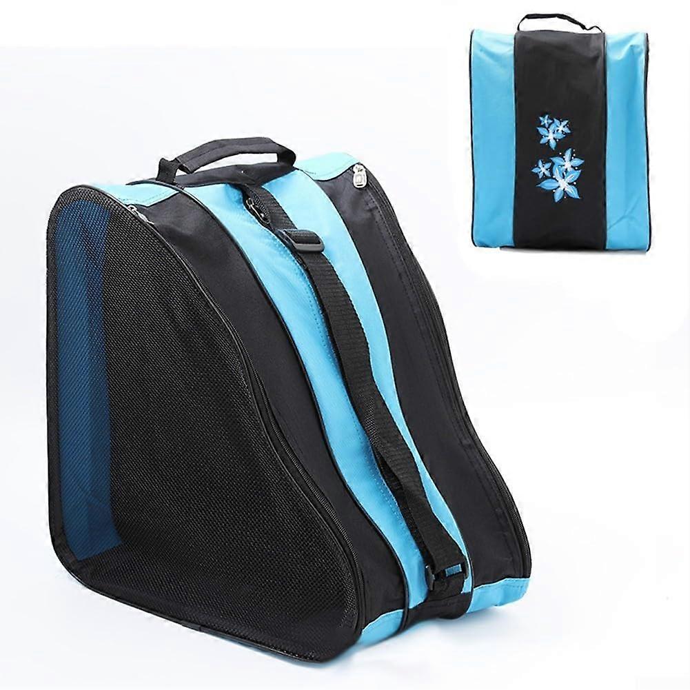 Aerodynamic outdoor skate carrying bag for all your equipment blue