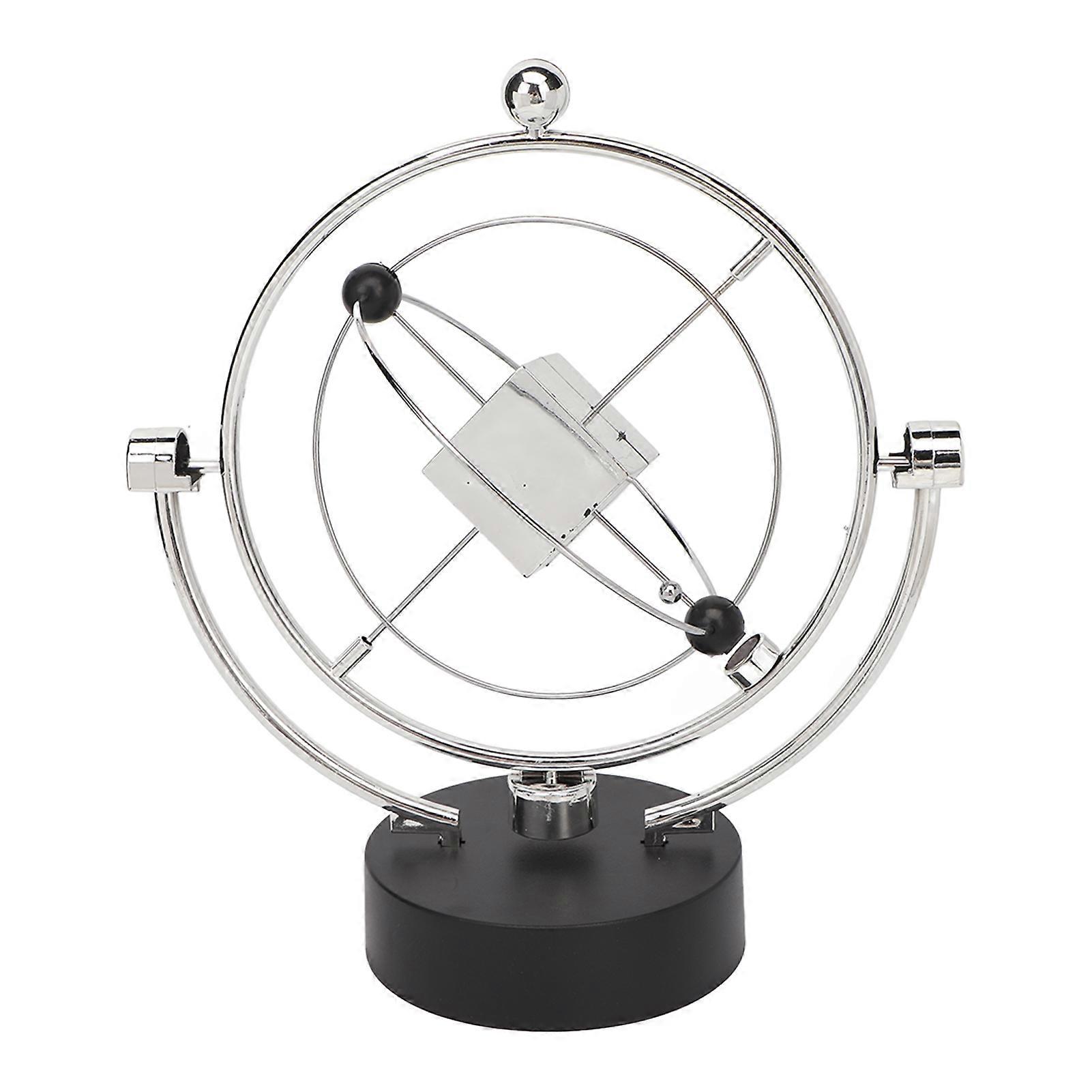 Electronic Perpetual Motion Toy Magnetic Celestial Body Orbit Rotating Model Home Office Desk Decoration Perpetual Motion Toy
