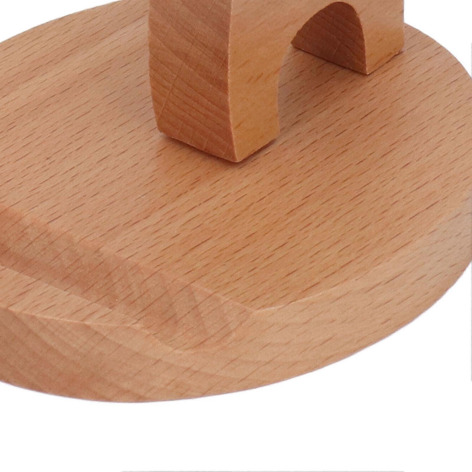 2 Pack Cute Dog Wooden Smartphone Stand Holder Multifunctional Desktop Stand Lightweight and Slim for Home Office School