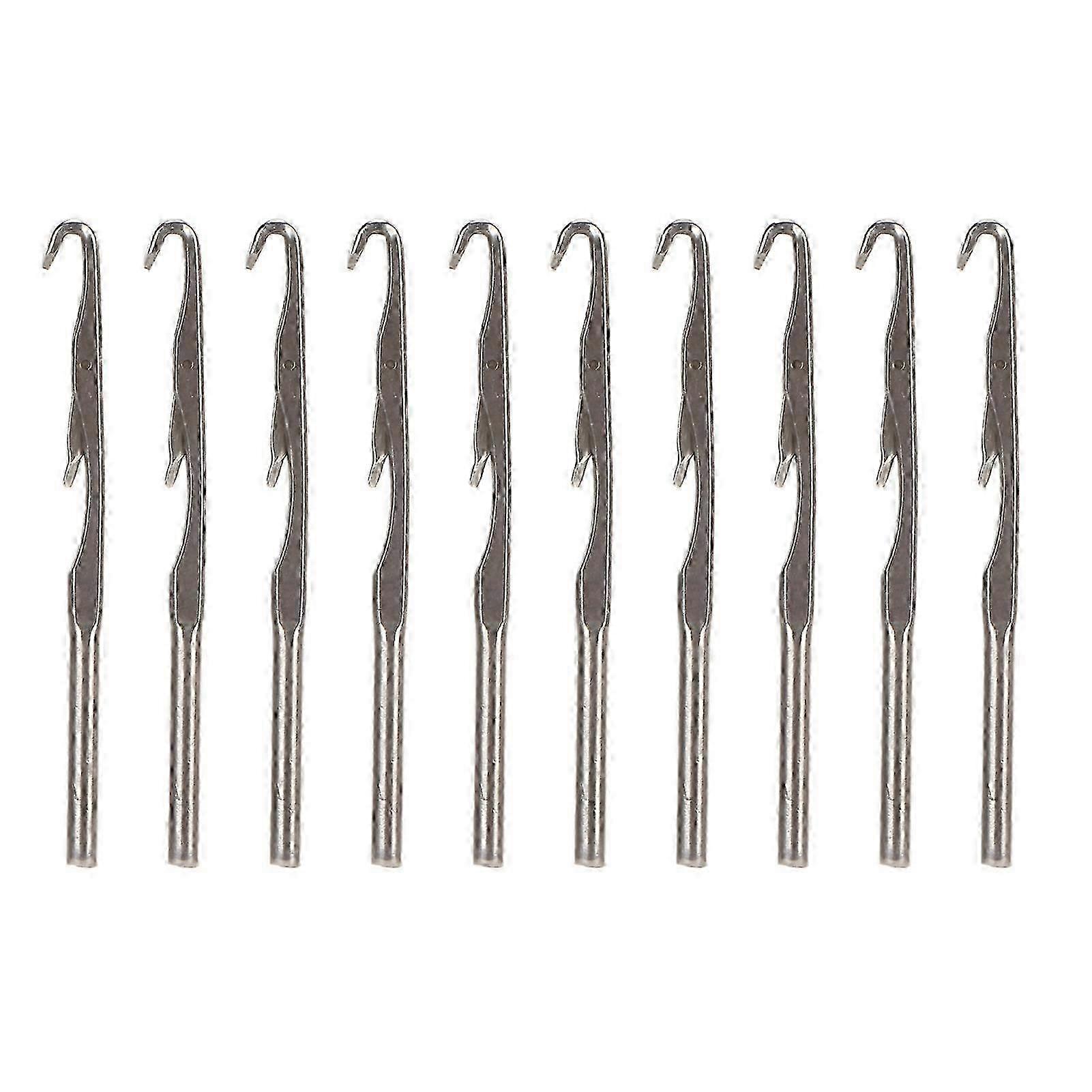 10ks háčků sada ergonomických kovových pletacích háčků pletací jehlice pro začátečníky i zkušené háčkovače