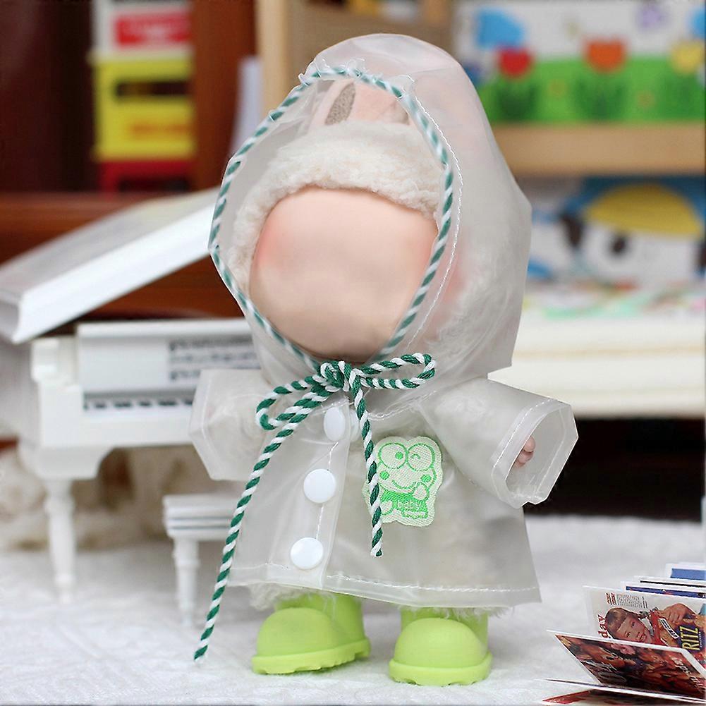 For Labubu Raincoat Doll Clothes Adorable Design Cute Doll Accessories (only clothes)