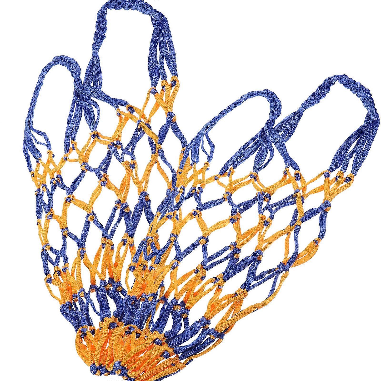 Durable Mesh Sports Ball Storage Bag 2pcs Lightweight Net Holder for Basketball, Football, Volleyball – Convenient Carry for Gyms, Home & Outdoor Use