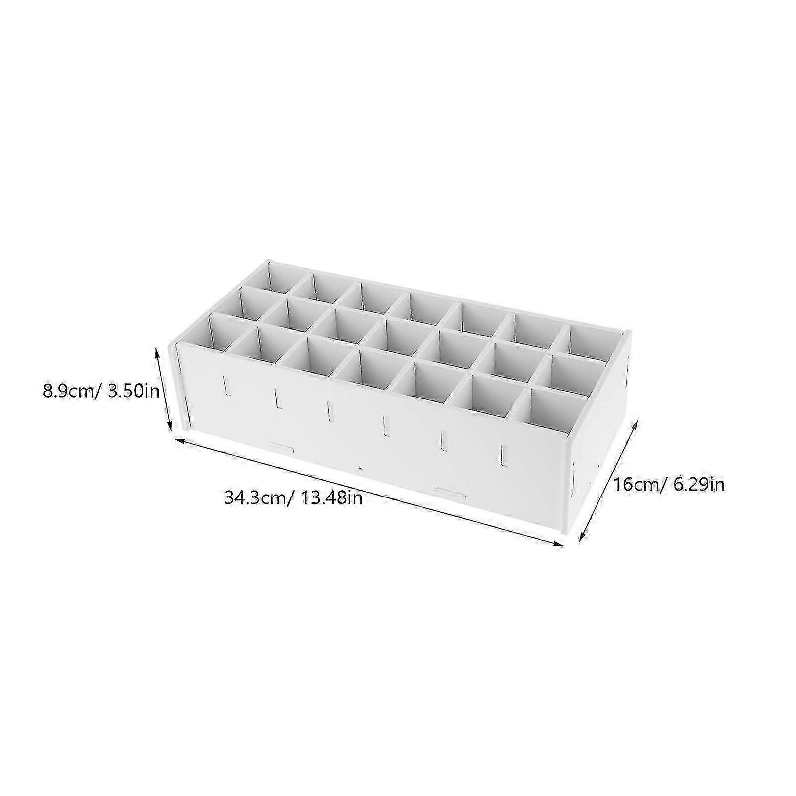 Multi-Slot Paint Bottle Organizer for Desktop Paint Storage and Organization