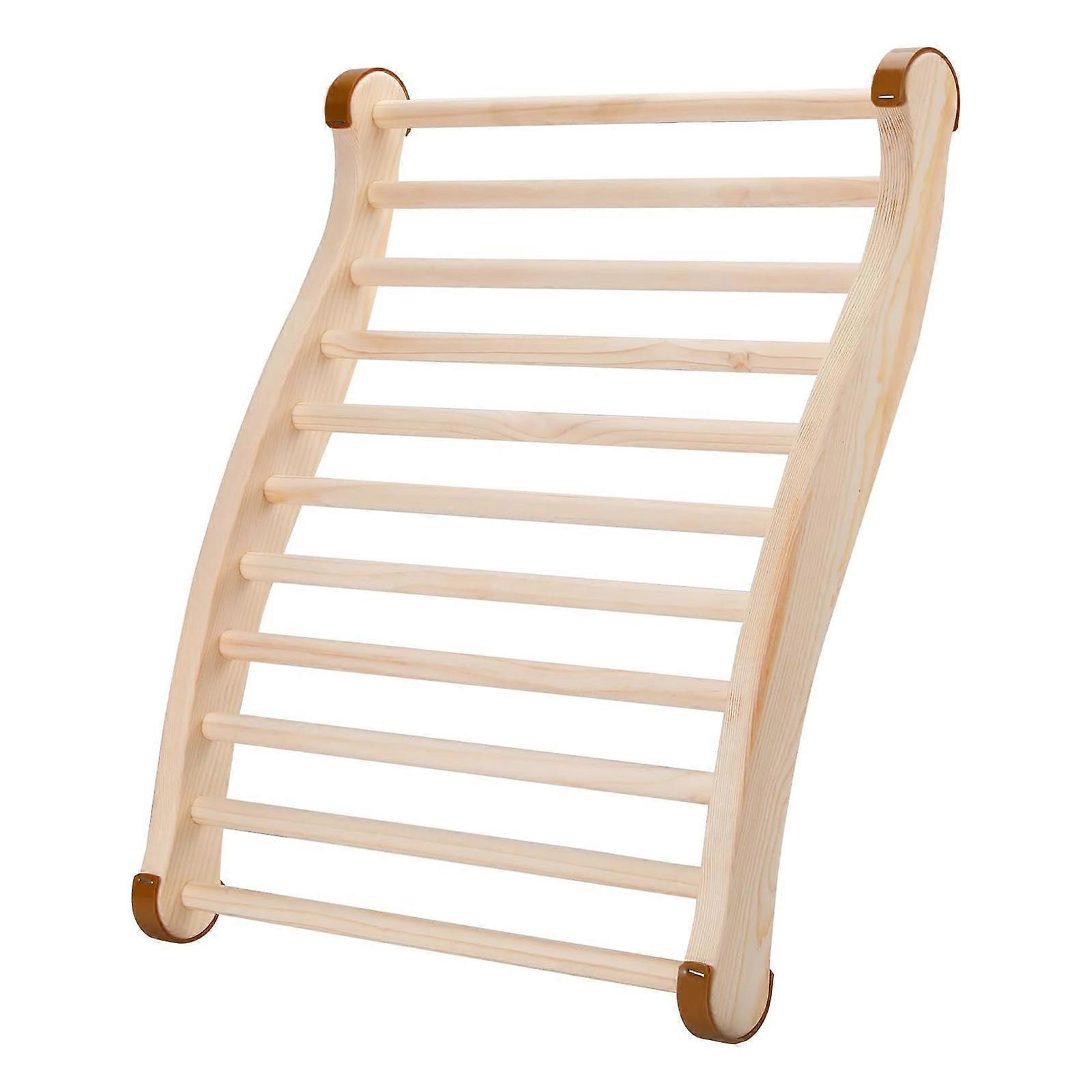 S-Shape Design Sauna Chair Back Ergonomic Backrest Sauna Accessories for Infrared Sauna Comfortable Backrest