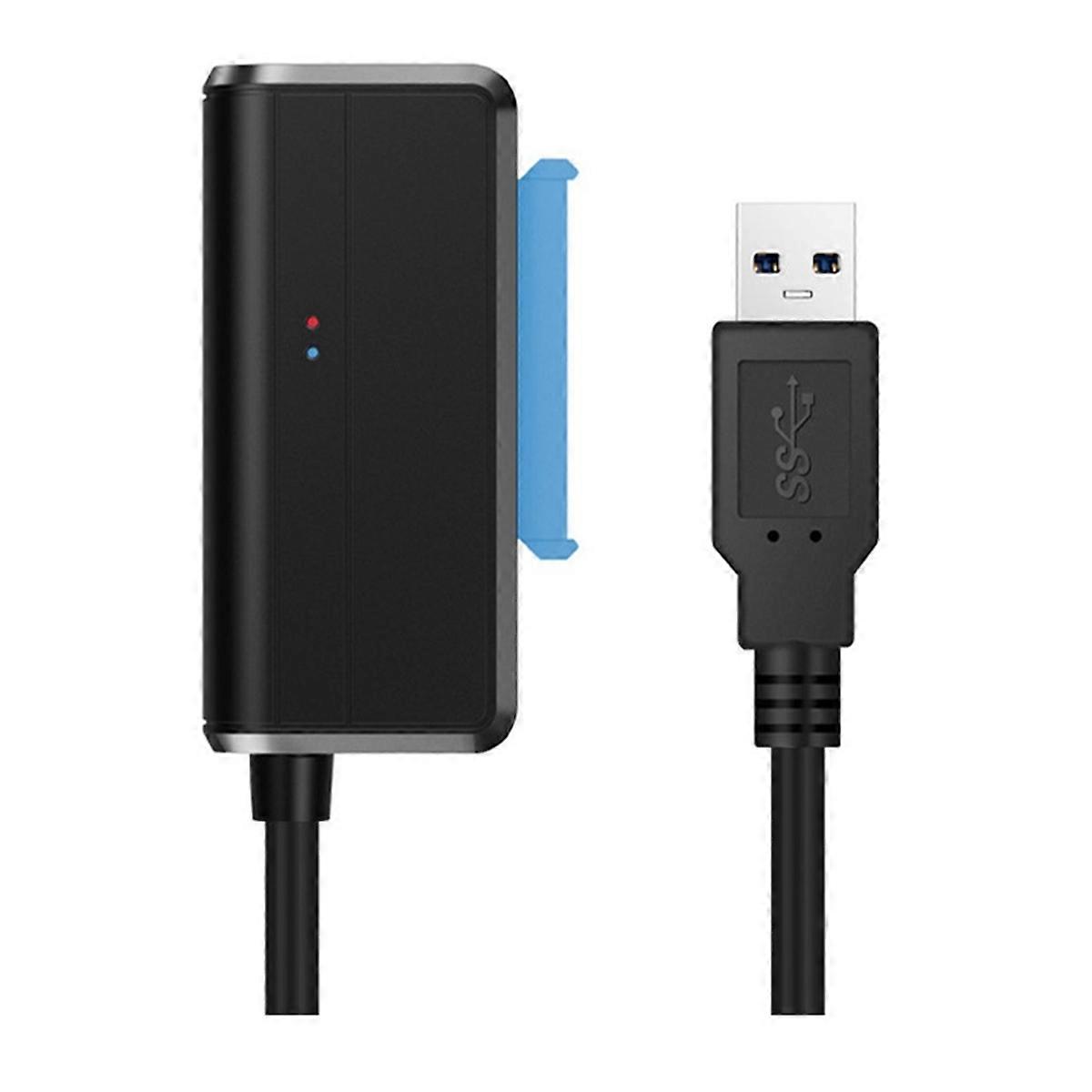 Sata to USB 3.0 Adapter Cable USB 3.0 Hard Drive Converter Cable Support 2.5/3.5 Inch External SSD
