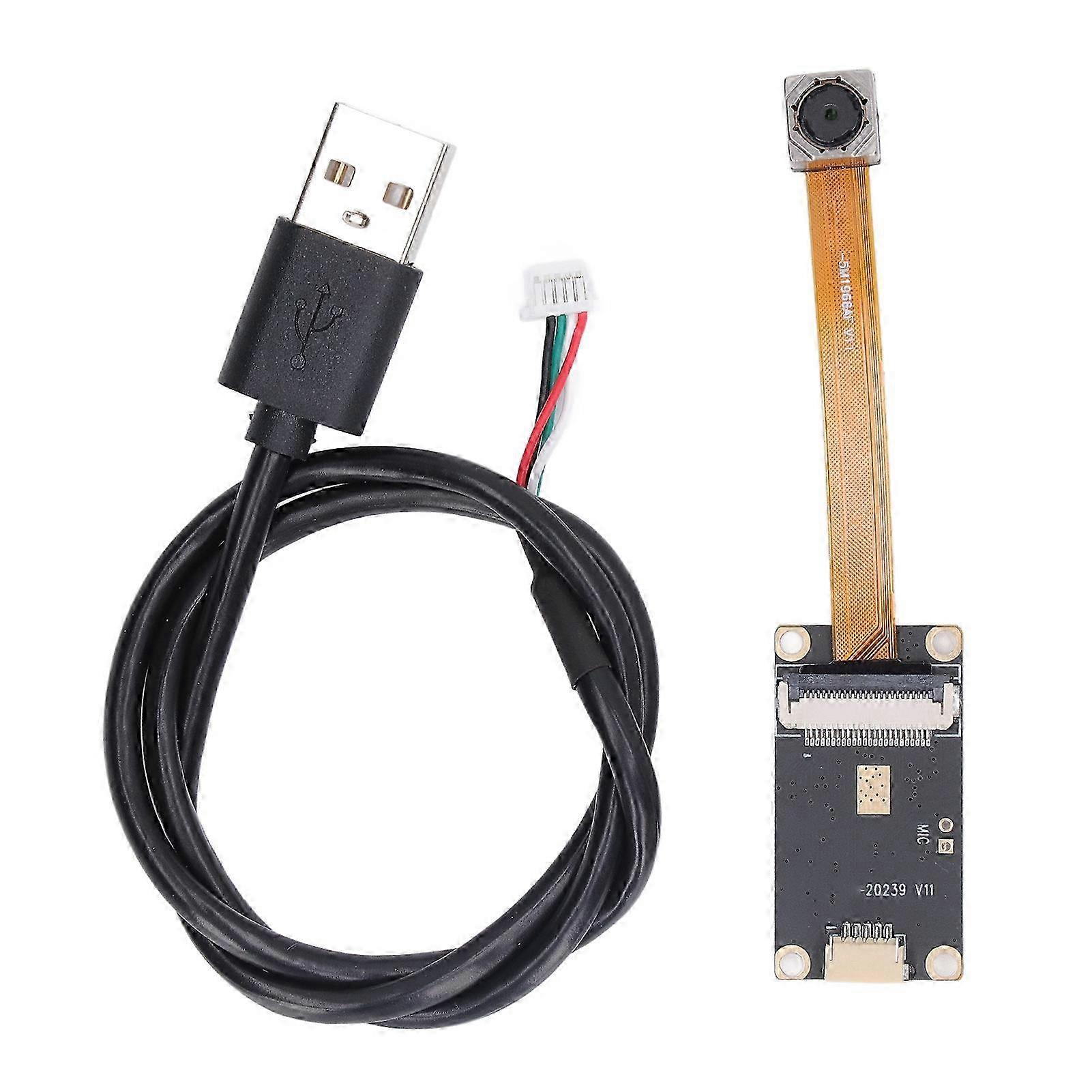HD USB Camera Module Autofocus OTG USB2.0 Video Webcam Board 5MP with Digital Microphone Compatible with Certain Brands