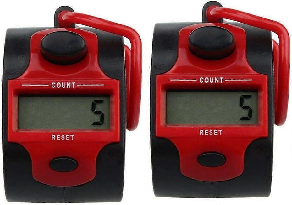 Handheld Ring Counter Electronic Manual Counter Pocket Counter 5-Digit LCD Electronic Screen Digital Counter