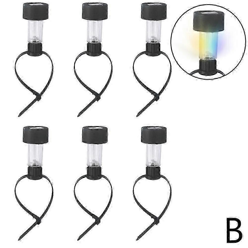 6 Pcs Solar Framed Pool Light, Pool Enclosure Lighting for Above Ground Pool