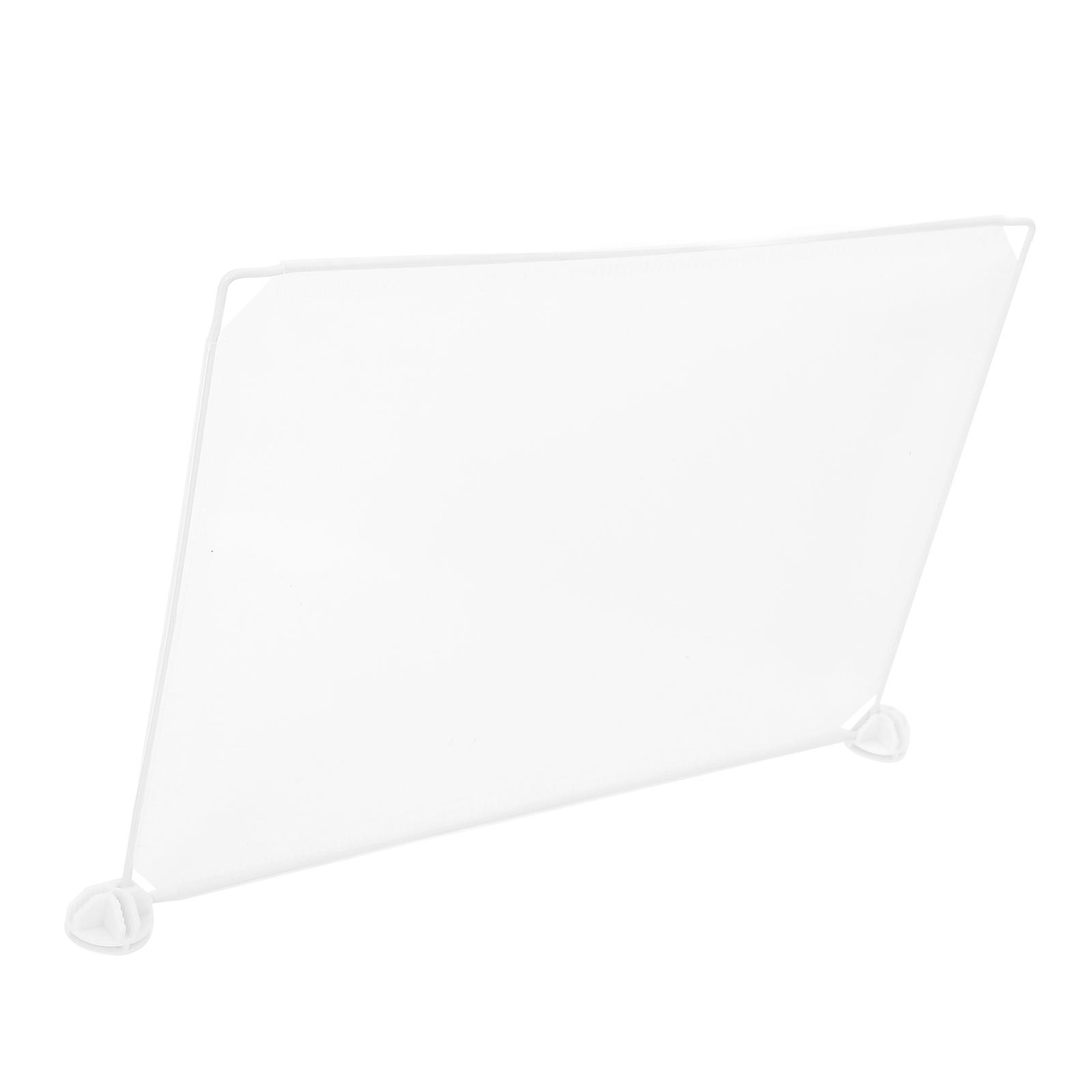 Clear Plastic Sneeze Guard Divider for Desks Transparent Safety Partition for Offices, Restaurants, and Public Spaces