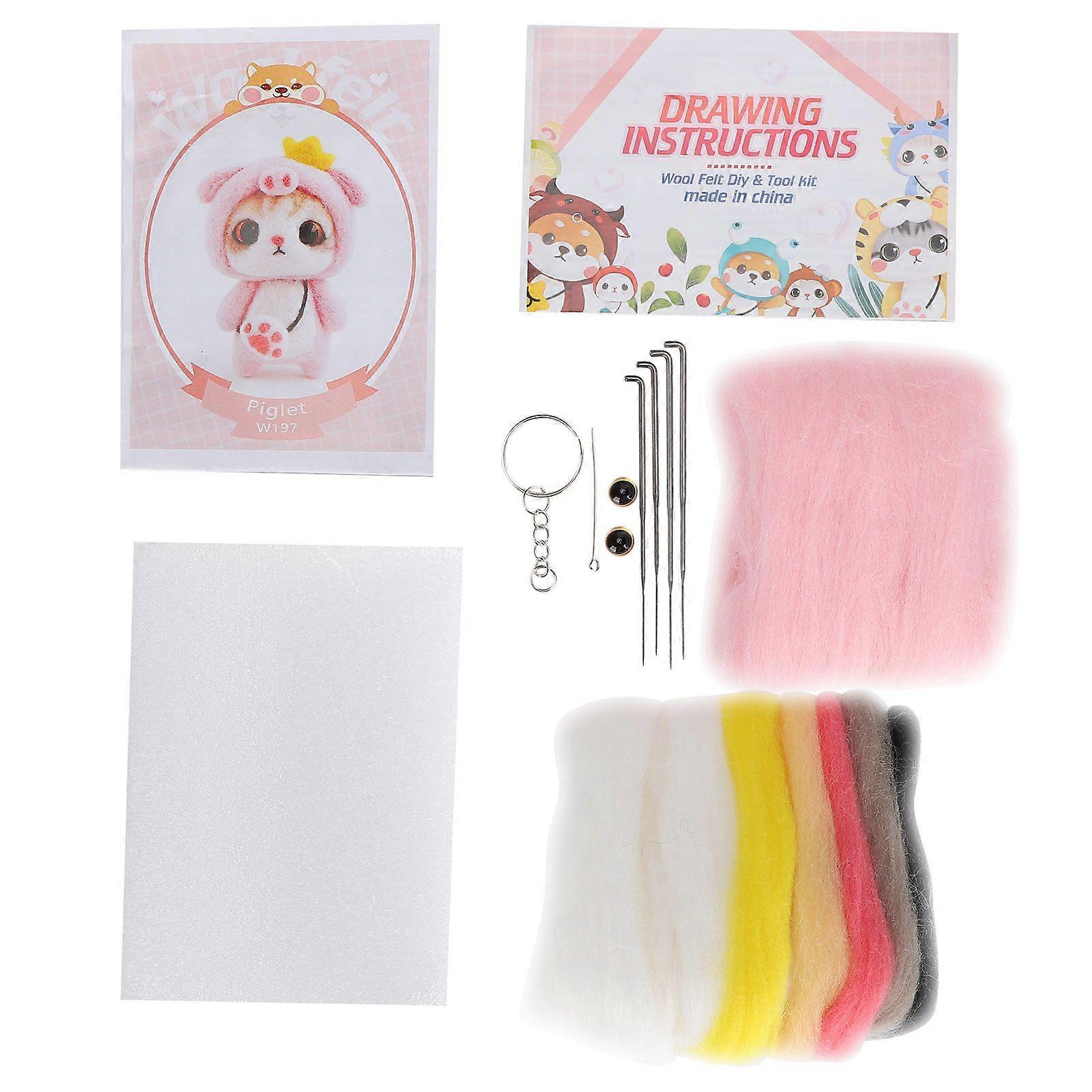 2025年最新モデルニードルフェルトウール化学繊維ぬいぐるみ人形DIYを作る