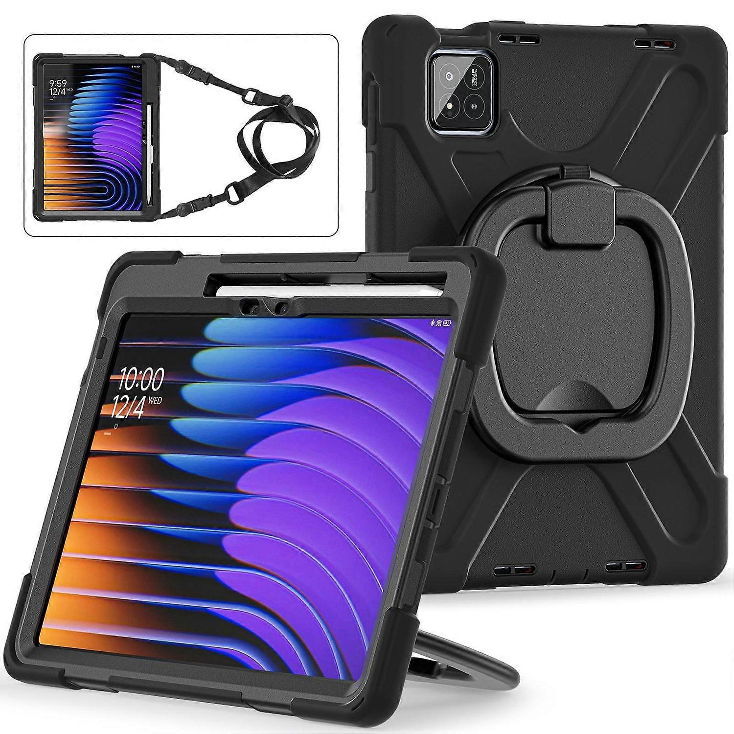 Θήκη Tablet PC σιλικόνης για Xiaomi Pad 7 / 7 Pro - Μαύρο