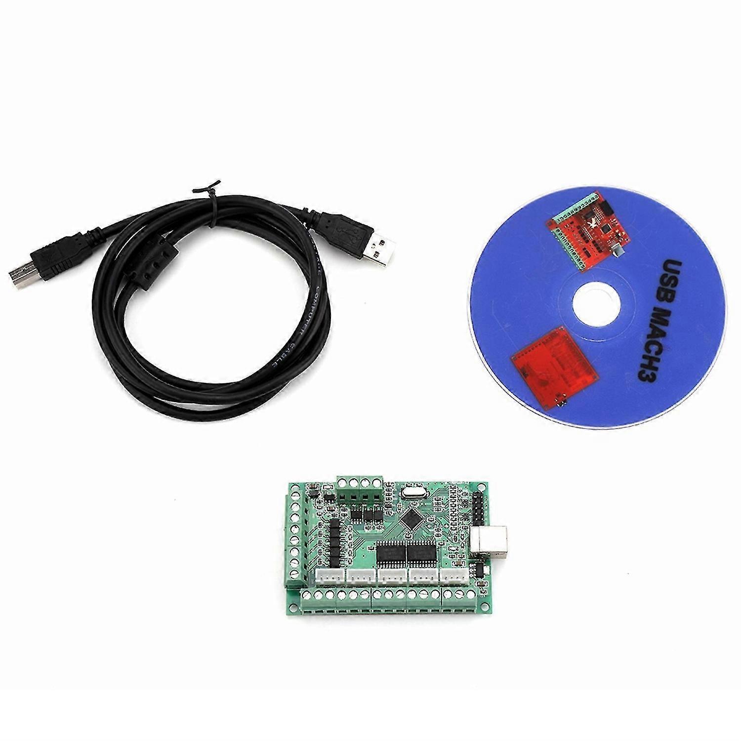 USB Interface Board CNC MACH3 Motion Control Card For Engraving Machine