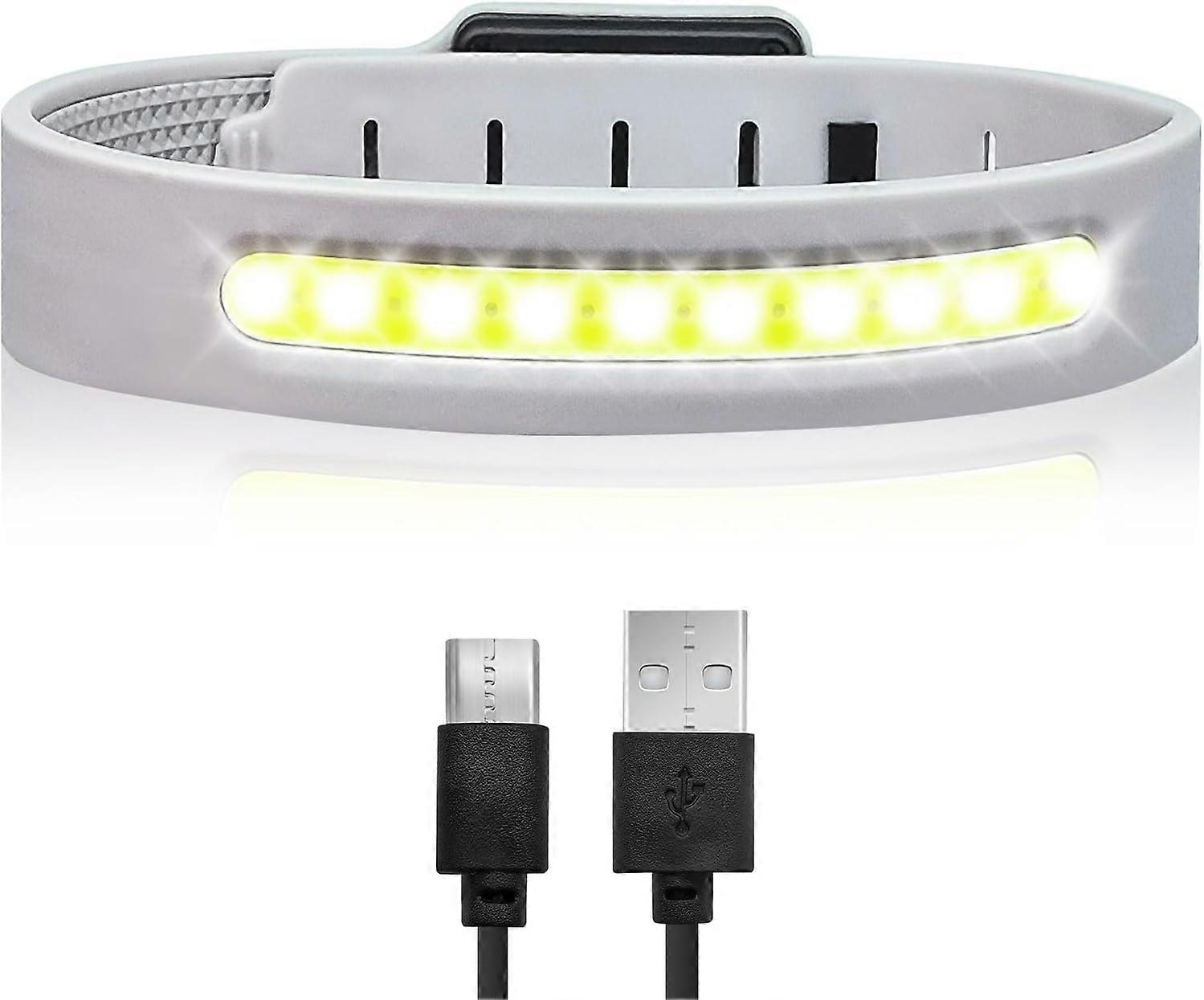 Night Running Lights, Usb Rechargeable Led Armbands With , Waterproof Ultra Bright  Warning Lamp Wit