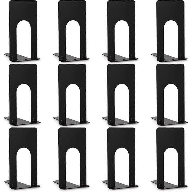 2 pairs of bookends - 10x13.2x7cm,black