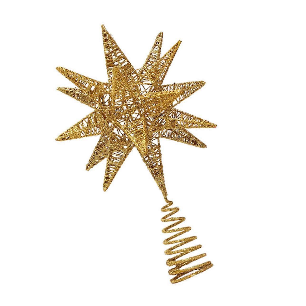 1 piece window decoration ornament festive Christmas tree topper unique shape durable for home and Christmas parties