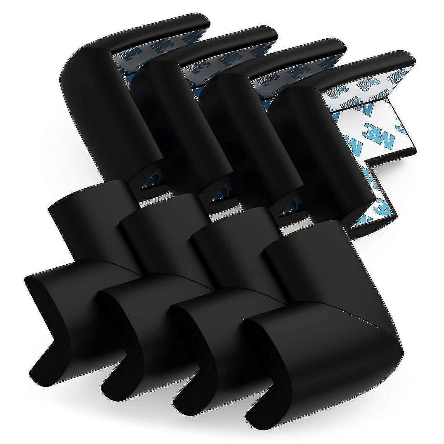Baby Safety Table Corner Protectors - Pre-Attached Sharp Corner Pads to Prevent Injuries, 10 Pieces